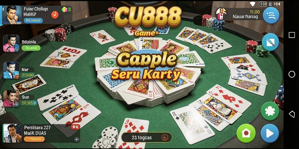 Cuplikan gameplay seru Gaple di CU888 yang mengasyikkan.