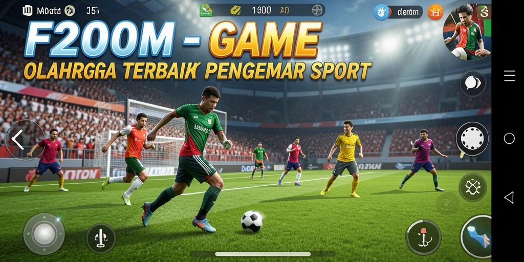 Tampilan gameplay F200M yang menarik dan kompetitif.