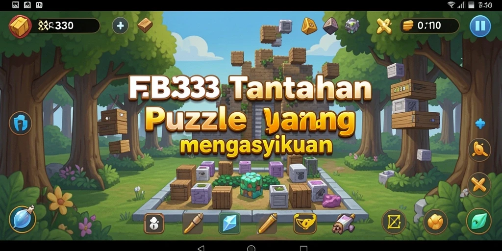 Screenshot gameplay FB333 yang menampilkan tantangan teka-teki menarik.