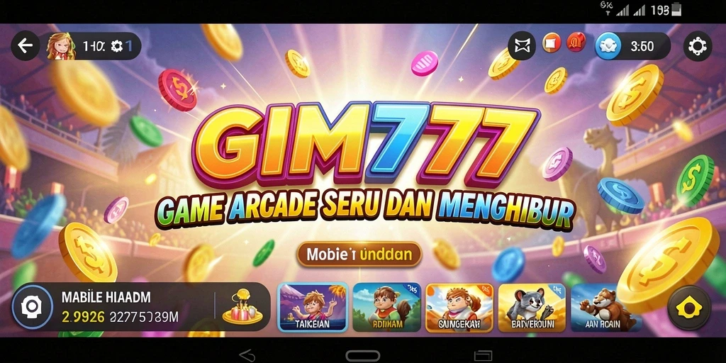 Screenshot menampilkan gameplay seru dalam GIM777 yang penuh tantangan.