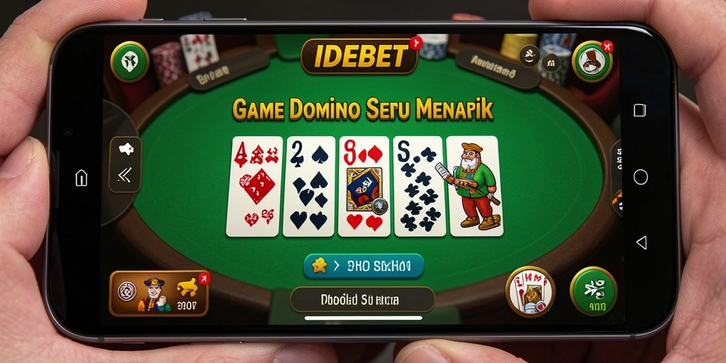 Tampilan gameplay Domino yang seru dan menantang di IDEBET.