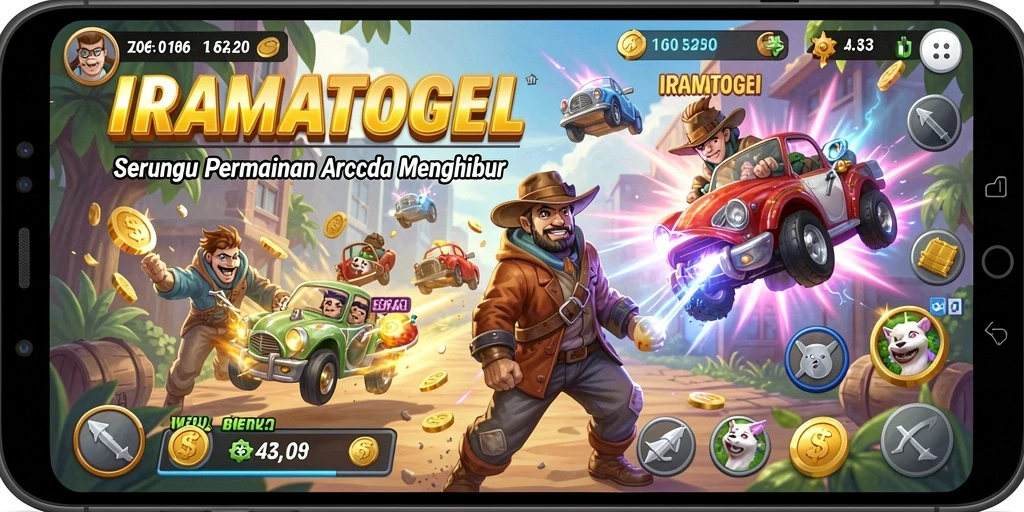 Screenshot gameplay IRAMATOGEL yang menunjukkan aksi seru dalam permainan Arcade.