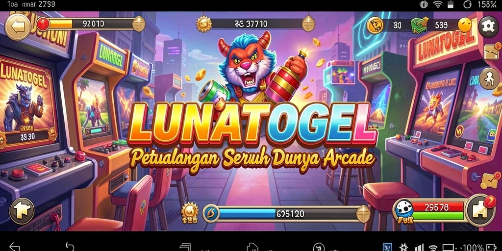 Screenshot gameplay LUNATOGEL yang menunjukkan aksi seru dalam permainan Arcade.
