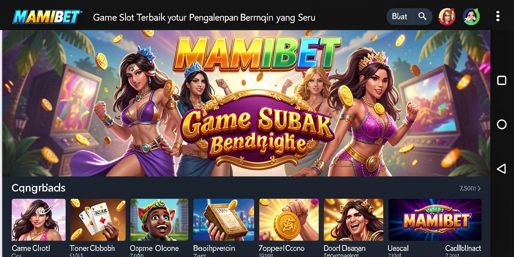 Tampilan menarik dalam permainan slot MAMIBET yang mengasyikkan.