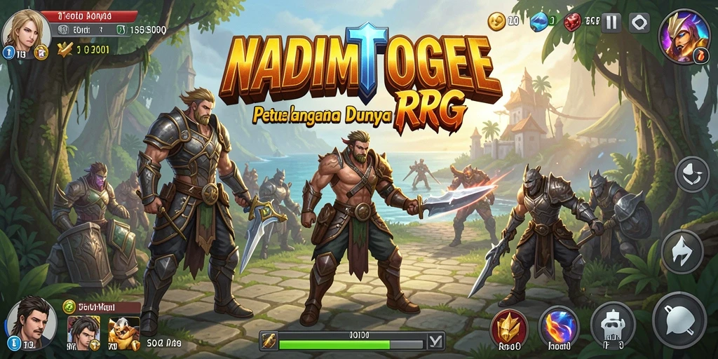 Tangkapan layar permainan NADIMTOGEL menunjukkan aksi pertempuran yang mendebarkan.
