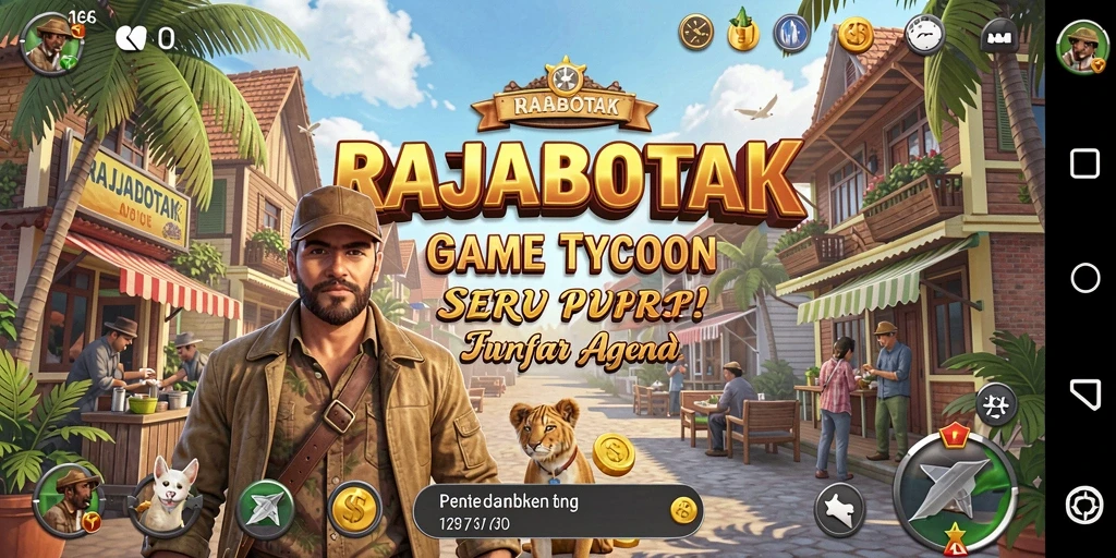Tampilan gameplay RAJABOTAK yang menarik dan interaktif.