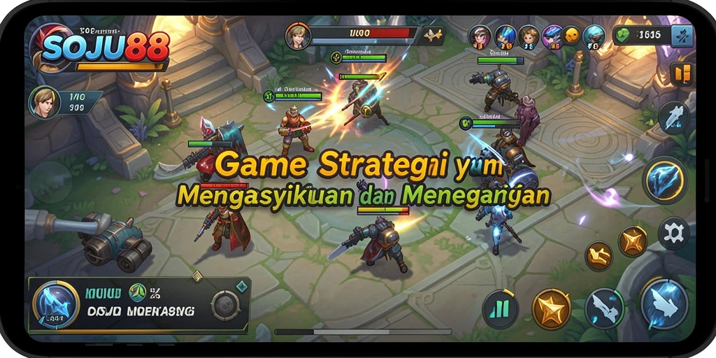 Tampilan pertarungan epik dalam SOJU88 yang memerlukan strategi cermat.