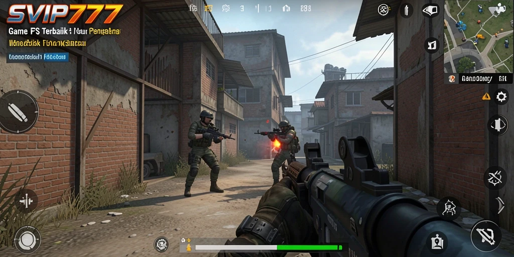 Gameplay seru dengan berbagai senjata dan mode di SVIP777.