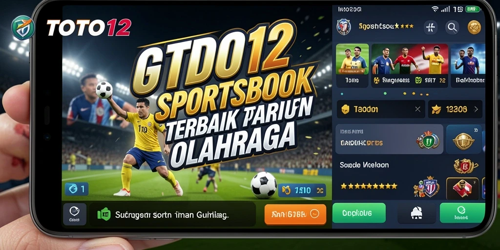 Screenshot TOTO12 menunjukkan antarmuka taruhan olahraga yang menarik.